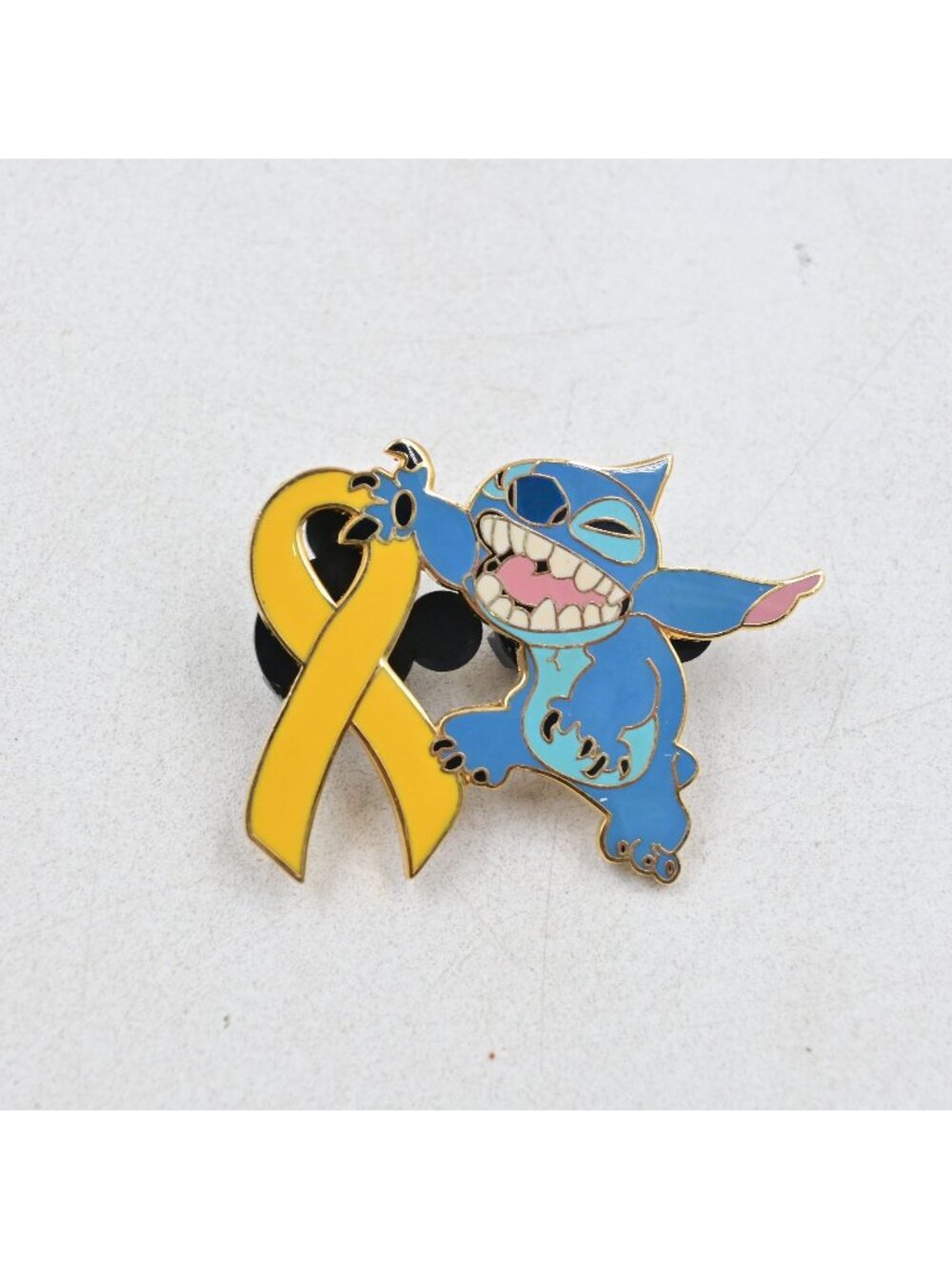 Disney Stitch With Yellow Ribbon Military Support Le 125 Fastasy Pin